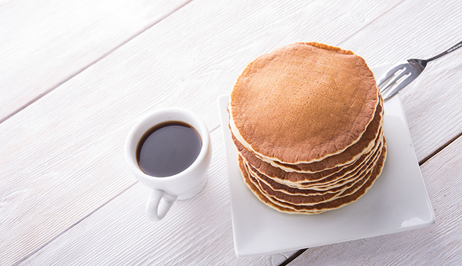 ricetta pancake al caffè